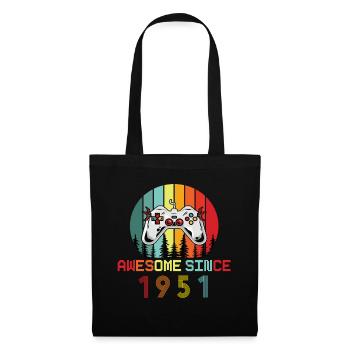 Awesome Since 1951 Birthday 1951 Vintage 1951 - Tote Bag - black - Front