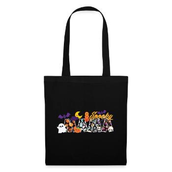 Spooky mama halloween pumpkin witches ghosts - Tote Bag - black - Front