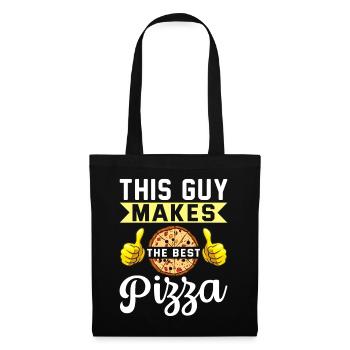 Pizza design for pizza makers and pizza lovers - Tote Bag - black - Front