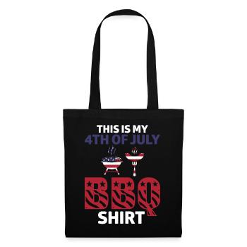 This is my July 4th BBQ shirt - Tote Bag - black - Front