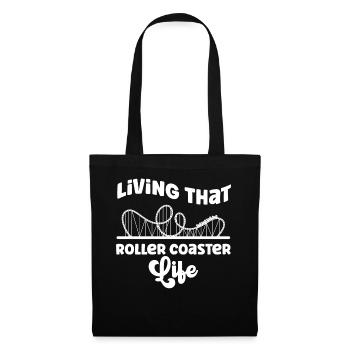 Roller Coaster Living That Roller - Tote Bag - black - Front