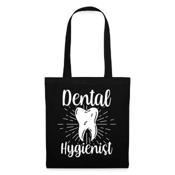 Hygiénistes dentaires Dentiste Équipe d’hygiène dentaire - Sac en tissu - noir - Devant