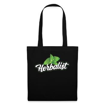 Herb Collector Herb Garden Herbes aromatiques - Sac en tissu - noir - Devant