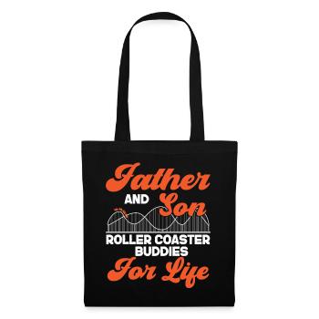 Scooter Coaster Père Papa Fils - Sac en tissu - noir - Devant