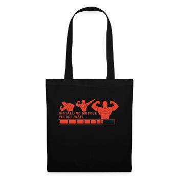 Bodybuilder Muscles Gym Fitness Training - Tote Bag - black - Front