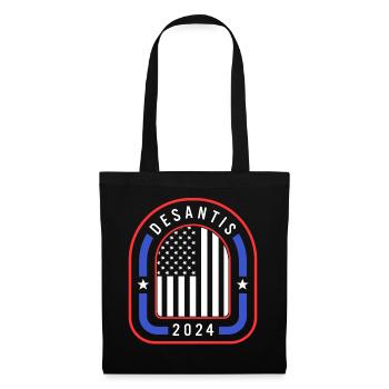 Chemise DeSantis 2024, tee-shirt drapeau USA, Amérique - Sac en tissu - noir - Devant