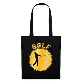 Golfe - Sac en tissu - noir - Devant
