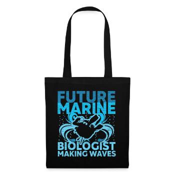Meeresbiologie Marine Biologist Meeresbiologie - Stoffbeutel - Schwarz - Vorne