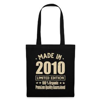 Made in 2010 Vintage Retro Limited Edition - Tote Bag - black - Front