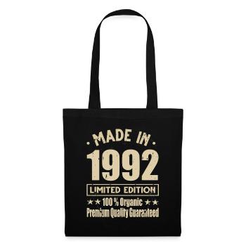 Fabriqué en 1992 Vintage Retro Limited Edition - Sac en tissu - noir - Devant