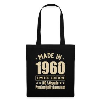 Fabriqué en 1960 Vintage Retro Limited Edition - Sac en tissu - noir - Devant