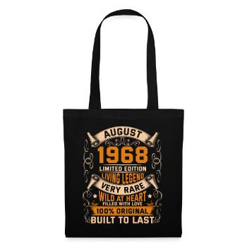Birthday Legends 100% Original Août 1968 - Sac en tissu - noir - Devant