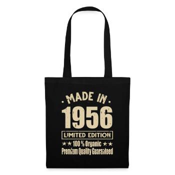 Made in 1956 Vintage Retro Limited Edition - Stoffbeutel - Schwarz - Vorne