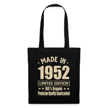 Made in 1952 Vintage Retro Limited Edition - Tote Bag - black - Front
