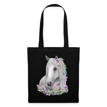 Riding Horses Girls - Tote Bag - black - Front