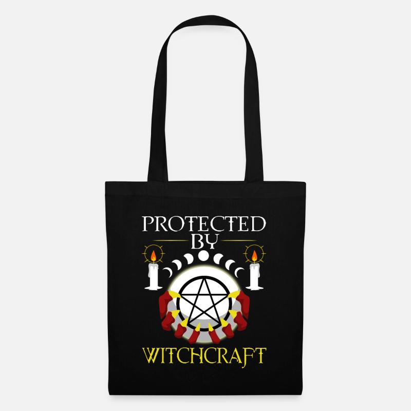 Protected By Witchcraft - Stoffbeutel - Schwarz