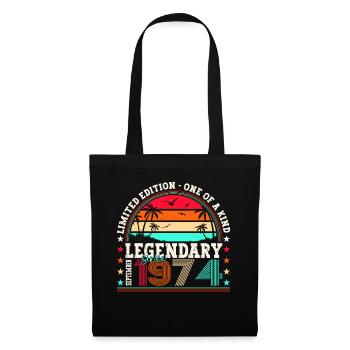 Légendaire cadeau d’anniversaire de septembre 1974 - Sac en tissu - noir - Devant