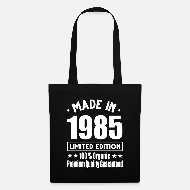 Made in 1985 Vintage Retro Limited Edition - Stoffbeutel - Schwarz