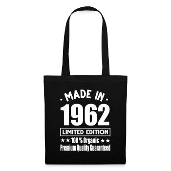 Fabriqué en 1962 Vintage Retro Limited Edition - Sac en tissu - noir - Devant