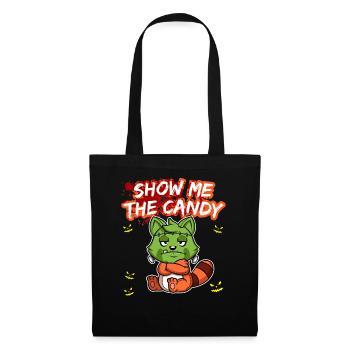 Show Me The Candy Halloween Costume Trick Or Treat - Tote Bag - black - Front