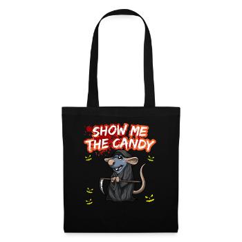 Show Me The Candy Halloween Costume Trick Or Treat - Tote Bag - black - Front