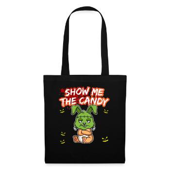 Show Me The Candy Halloween Costume Trick Or Treat - Tote Bag - black - Front
