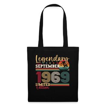 Legendary September 1969 53rd birthday gift - Tote Bag - black - Front