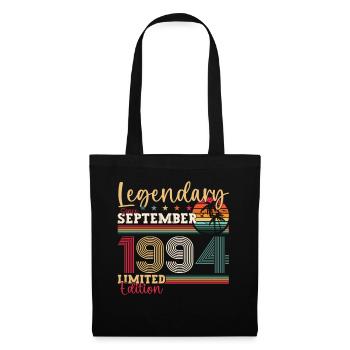 Légendaire cadeau d’anniversaire de septembre 1994 - Sac en tissu - noir - Devant