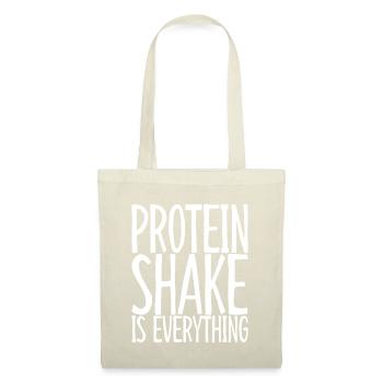 Le shake protéiné est tout 3 - Sac en tissu - nature - Devant