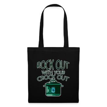 Rock Out With Your Crock Out 3 - Tote Bag - black - Front