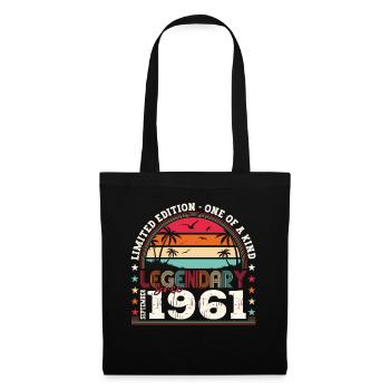 Legendary September 1961 61st birthday gift - Tote Bag - black - Front