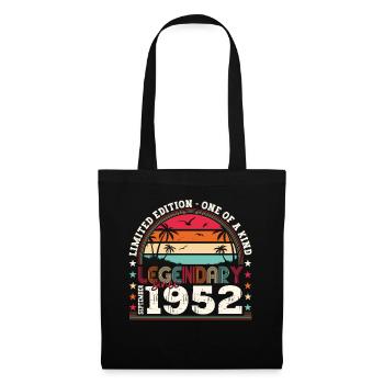 Legendary September 1952 70th birthday gift - Tote Bag - black - Front