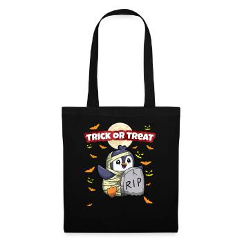 Trick Or Treat Scary Creepy Halloween Monster - Stoffbeutel - Schwarz - Vorne