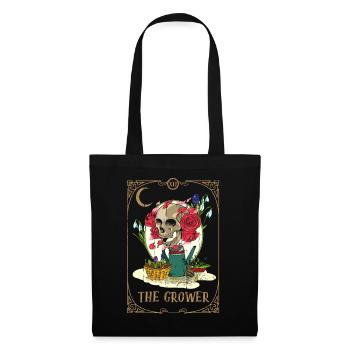Grower Plants Tarot Card Occult Club Gothic - Tote Bag - black - Front