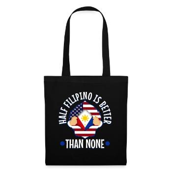 La moitié de Filipinio est meilleure que Nonen Philippines - Sac en tissu - noir - Devant