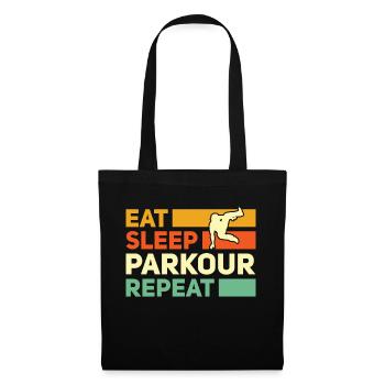 Parkour, Freerunning, Street Workout, Acrobatique - Sac en tissu - noir - Devant