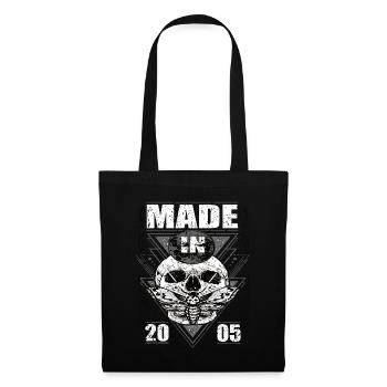 Made in 2005 Vintage Retro Limited Edition - Stoffbeutel - Schwarz - Vorne