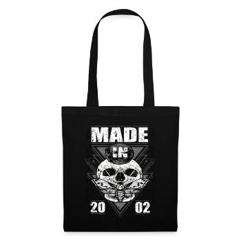 Fabriqué en 2002 Vintage Retro Limited Edition - Sac en tissu - noir - Devant