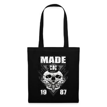Made in 1987 Vintage Retro Limited Edition - Tote Bag - black - Front