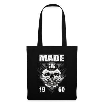 Fabriqué en 1960 Vintage Retro Limited Edition - Sac en tissu - noir - Devant