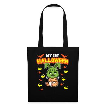Mon premier anniversaire d’Halloween Scary Hallow’s Eve - Sac en tissu - noir - Devant