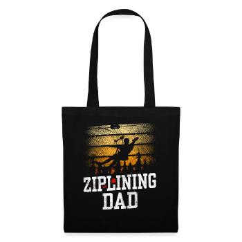 Tyrolienne Papa Dictons Tyrolienne Tyrolienne Sport - Sac en tissu - noir - Devant