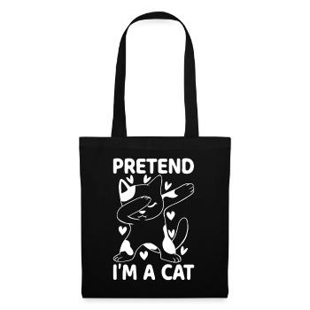 Propriétaire de chat Drôle d’amoureux des chats je le fais un - Sac en tissu - noir - Devant