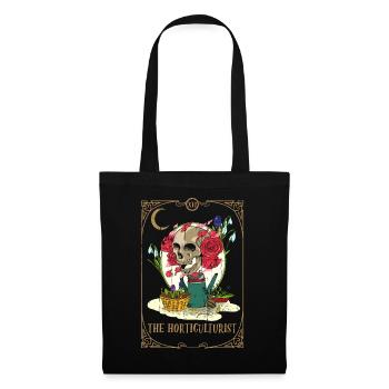 Horticulture Plants Tarot Card Occult Club Gothic - Tote Bag - black - Front