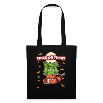 Trick Or Treat Scary Creepy Halloween Monster - Tote Bag - black - Front