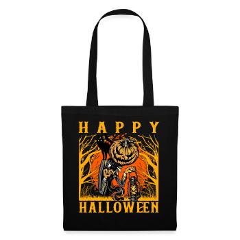 Happy Halloween - Stoffbeutel - Schwarz - Vorne