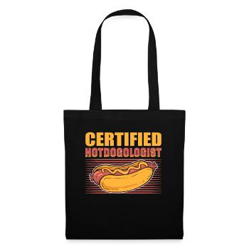 Certified Hotdogolist Hot Dog Food - Tote Bag - black - Front