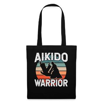 Aikido Warrior Fighter Martial Arts Martial Arts - Tote Bag - black - Front
