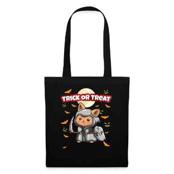 Trick Or Treat Scary Creepy Halloween Monster - Tote Bag - black - Front