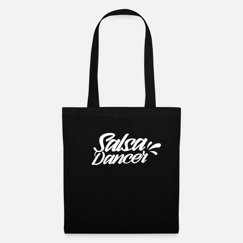 Salsa Tänzer Tanz Tanzen Hobby - Stoffbeutel - Schwarz